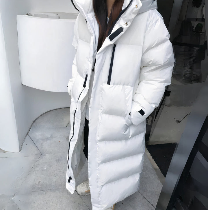 Mirjam | Damen Langer Winter Daunenjacke Parka