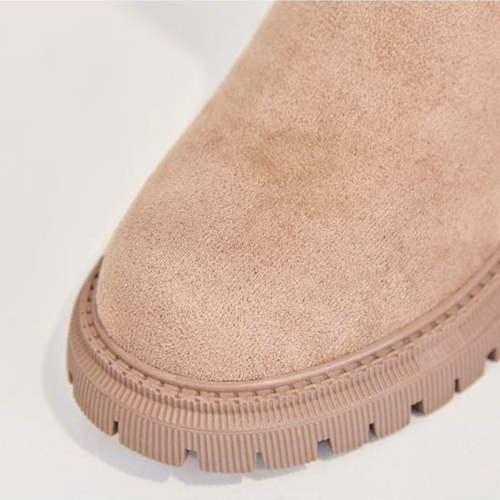 Franziska | Damen Warm Reissverschluss Gefütterte Stiefel