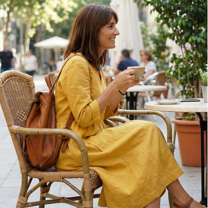 Mila | Abito estivo casual da donna con scollo a barchetta