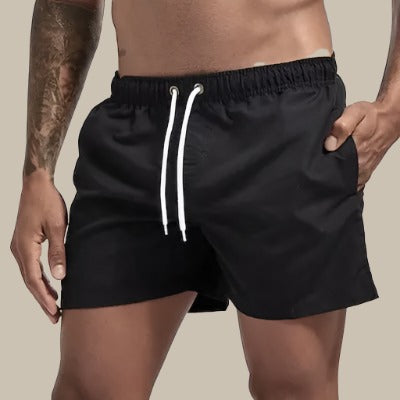 René | Herren Elastischer Bund Slim Fit Badehose