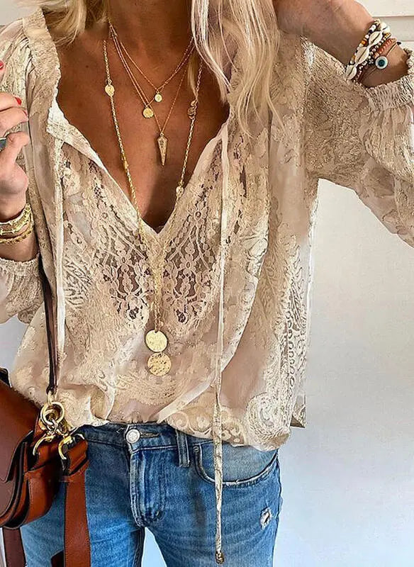 Olivia | Camicia boho casual da donna