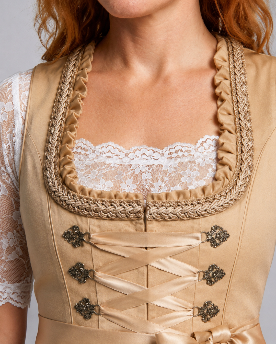 Vera | Damen Traditionelles Schnuermieder Dirndl