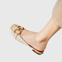 Kim | Mules fermées slip-on d'été femme
