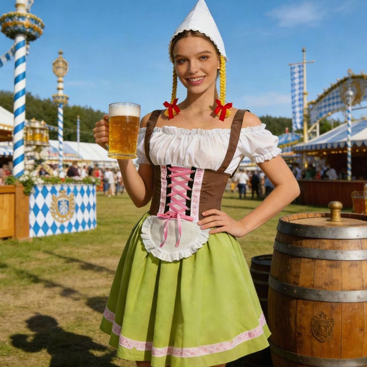 Carmen | Damen Traditionelles Trachten Dirndl