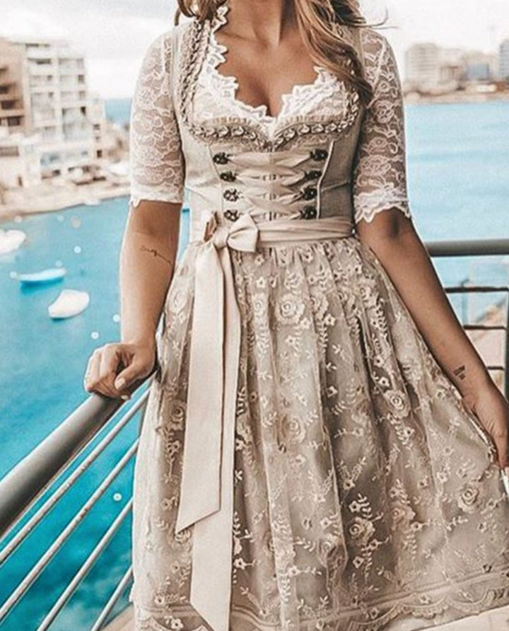 Maja | Damen Festliches Spitzen-Dirndl