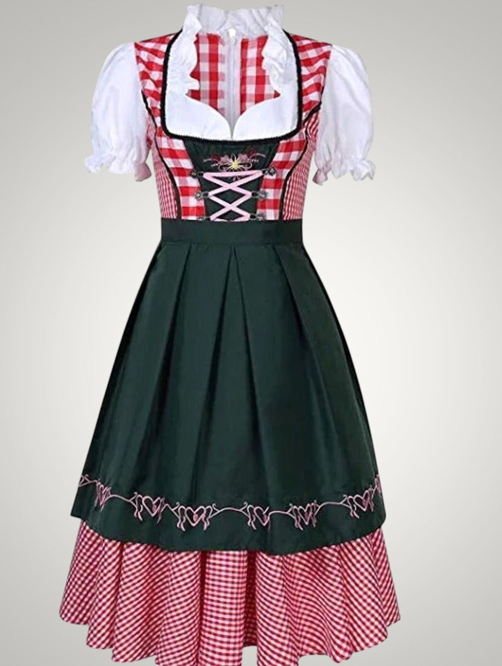 Luana | Damen Schulterfreies Trachten Dirndl-Mini