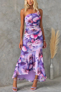Diana | Robe à une épaule à motif floral pour invitée de mariage femme  