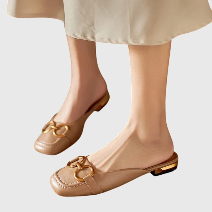 Kim | Mules fermées slip-on d&