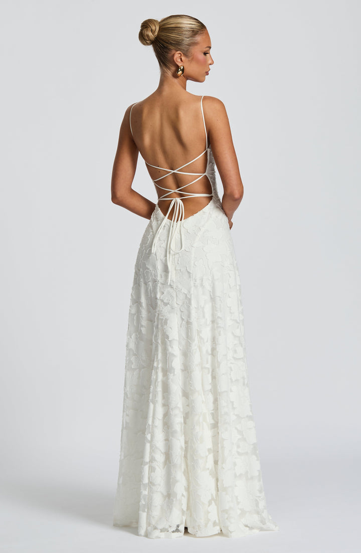 Lisanne | Abito da sera maxi elegante da donna ricamato