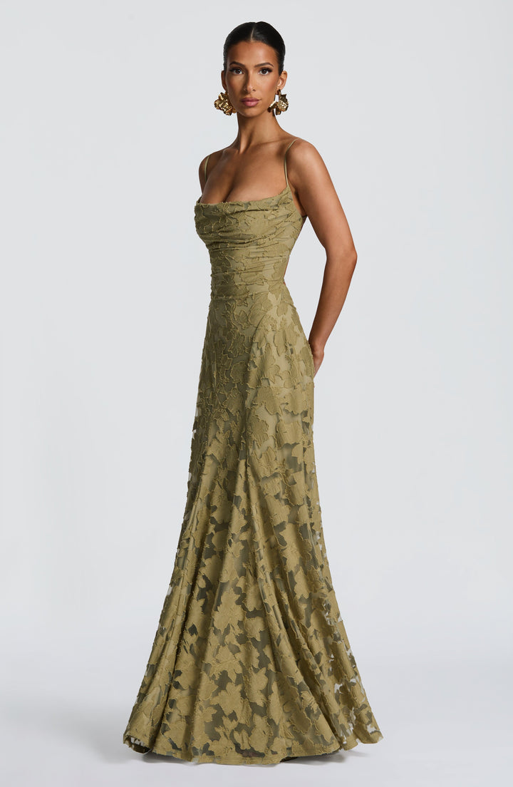 Lisanne | Abito da sera maxi elegante da donna ricamato