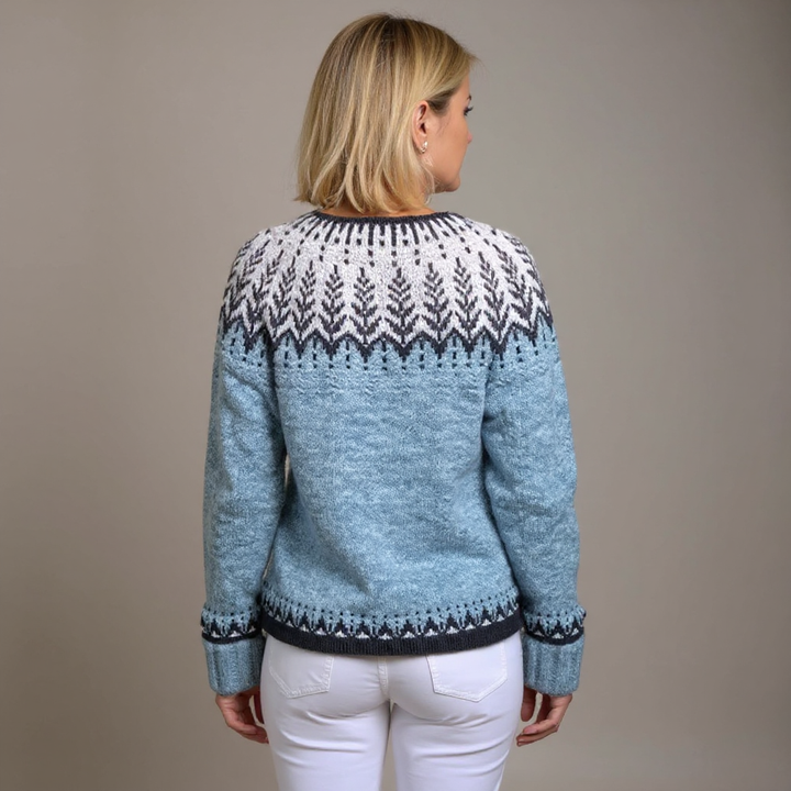 Sigrid | Damen Strick Knöpfen Cardigan
