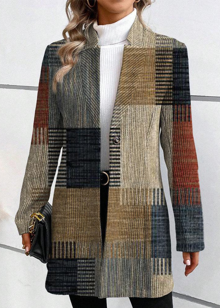 Heike | Plaid Fall Coat for Women