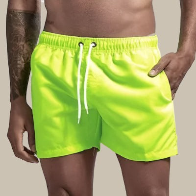 René | Herren Elastischer Bund Slim Fit Badehose