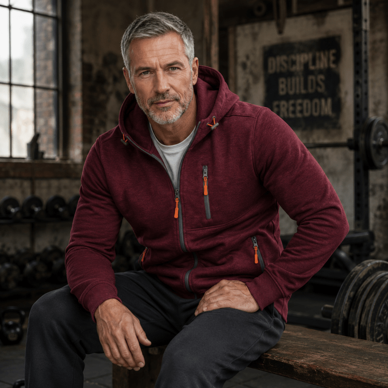 Cooper | Sweat à capuche sportif pour homme