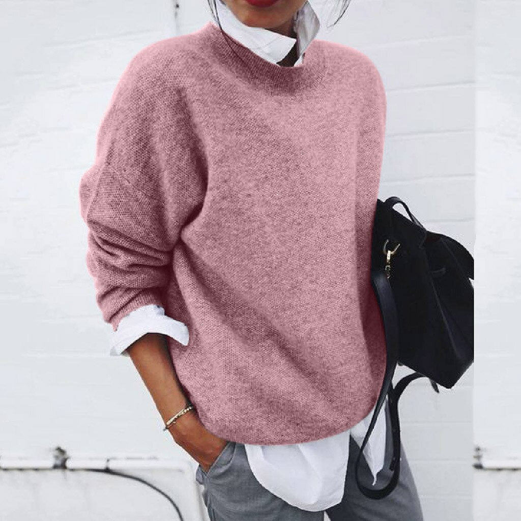Chiara | Maglione elegante da donna con scollo rotondo