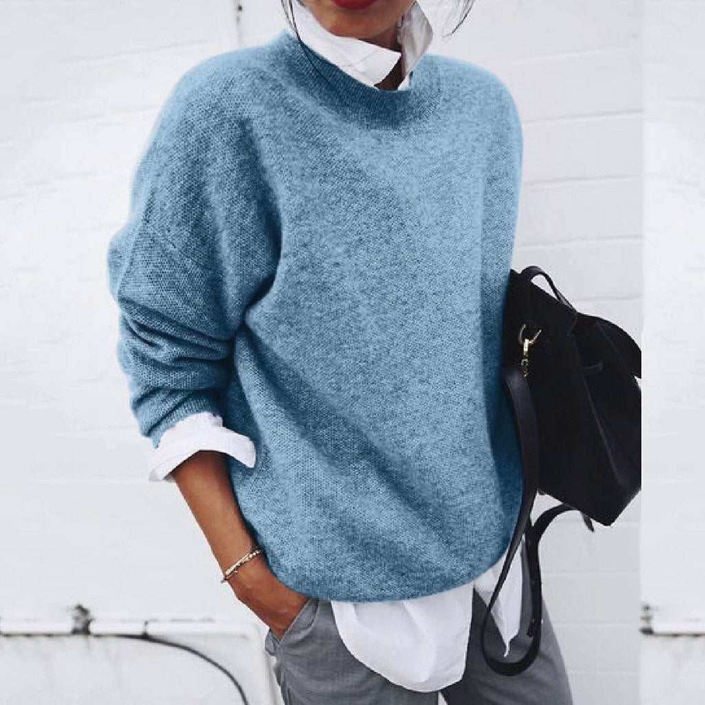 Chiara | Maglione elegante da donna con scollo rotondo