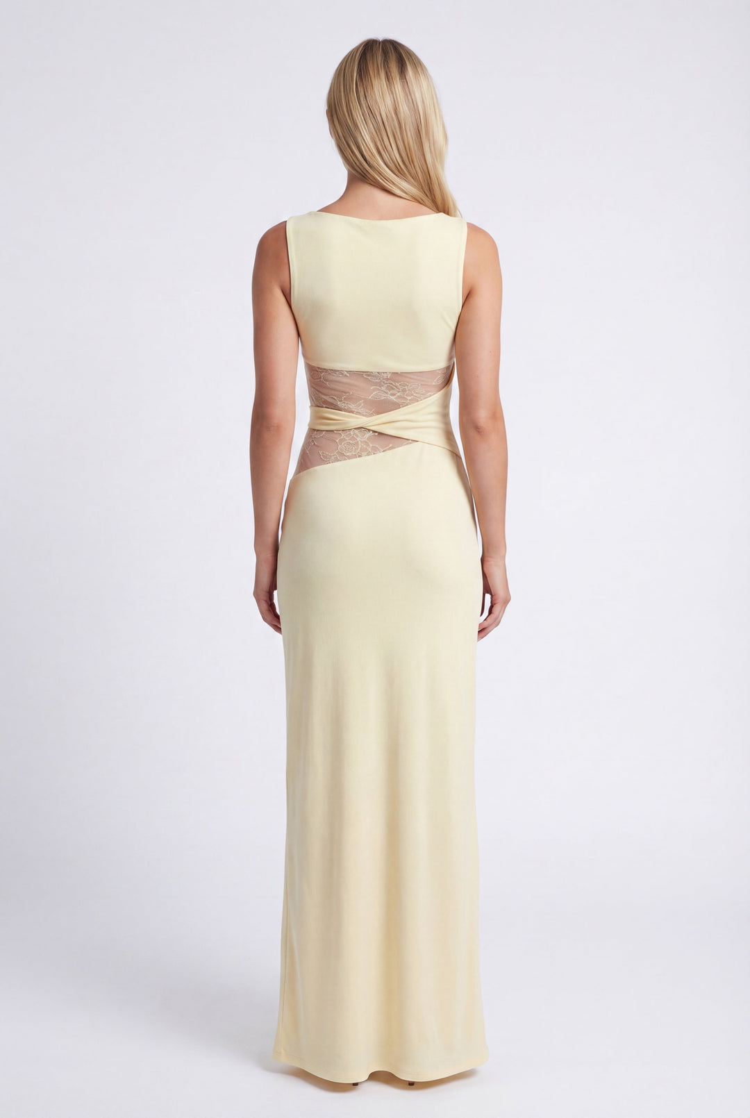 Florence | Robe élégante brodée pour invitées de mariage avec dentelle pour femmes
