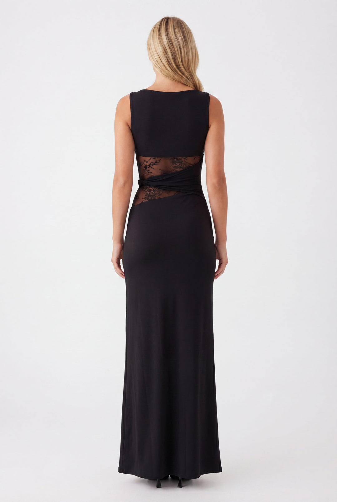 Florence | Robe élégante brodée pour invitées de mariage avec dentelle pour femmes