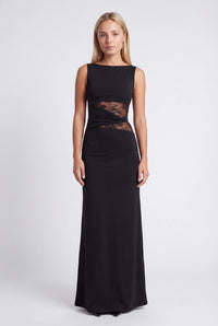 Florence | Robe élégante brodée pour invitées de mariage avec dentelle pour femmes