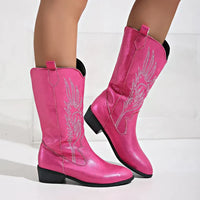 Noemi | Bottes de cowboy western mi-mollet pour femmes