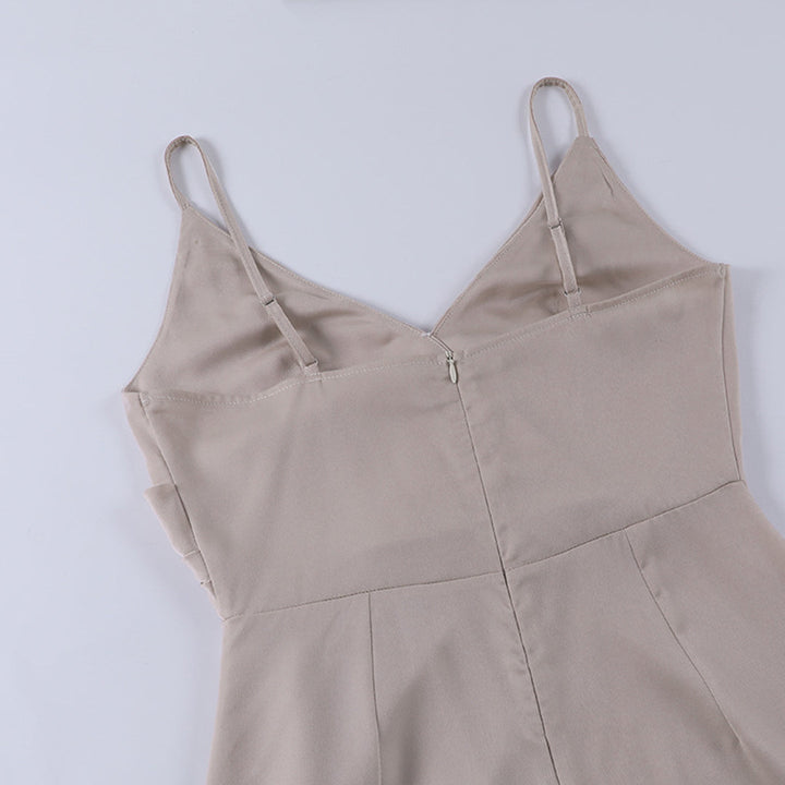 Valentina | Damen Maxi V-Ausschnitt Hochzeitsgastkleid