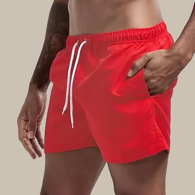 René | Herren Elastischer Bund Slim Fit Badehose