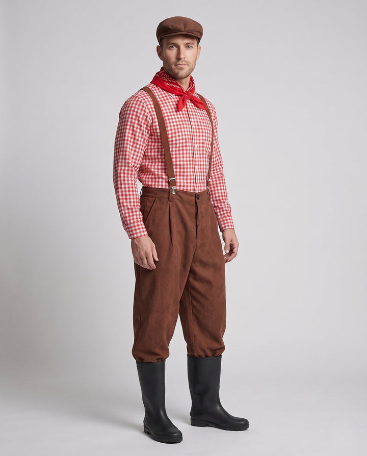Wilhelm | Lederhose traditionnelle pour homme avec haut traditionnel