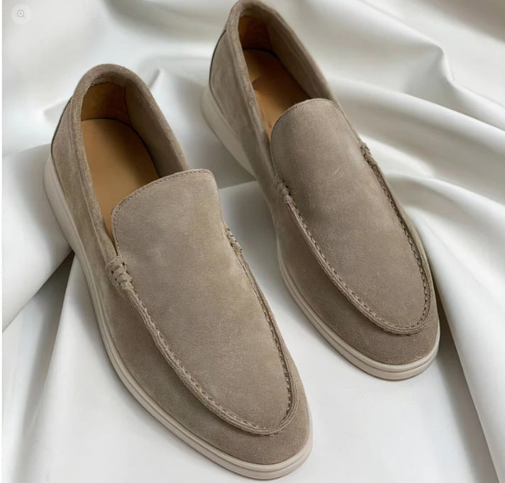 Bruno | Herren Elegante Klassische Suede Loafer Schuhe