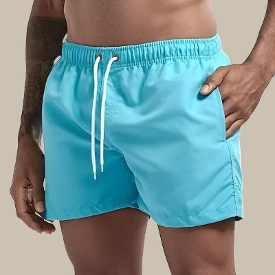 René | Herren Elastischer Bund Slim Fit Badehose