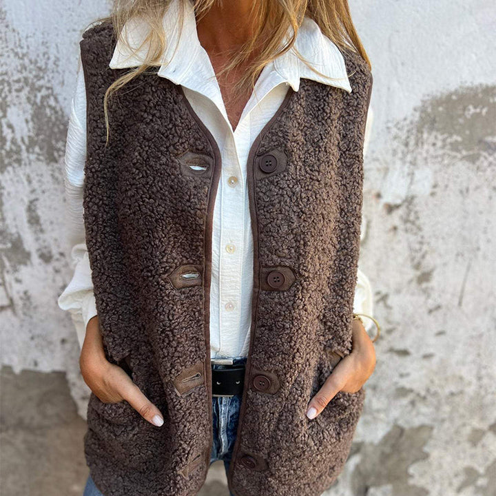 Luisa | Damen Elegante Ärmellose Weste