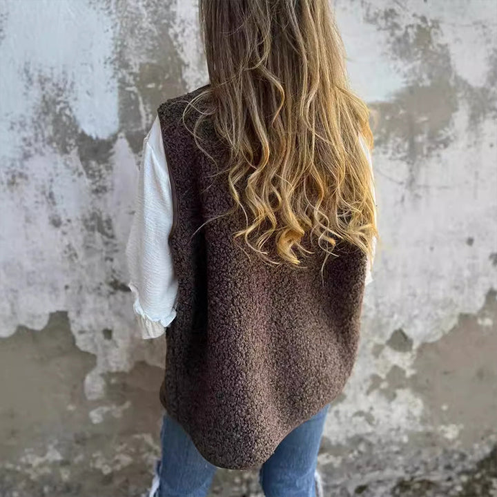 Luisa | Damen Elegante Ärmellose Weste