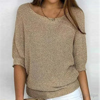 Zoey | Damen Casual Rundhalsausschnitt Top