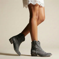 Rebecca | Damen Orthopädische Stiefeletten mit Niedriger Absatz