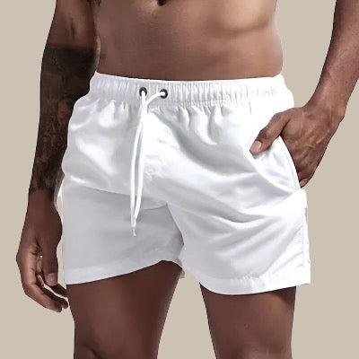René | Herren Elastischer Bund Slim Fit Badehose
