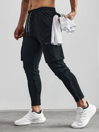 Declan | Men's Comfortable Slim-Fit Cargo Joggers with Drawstring