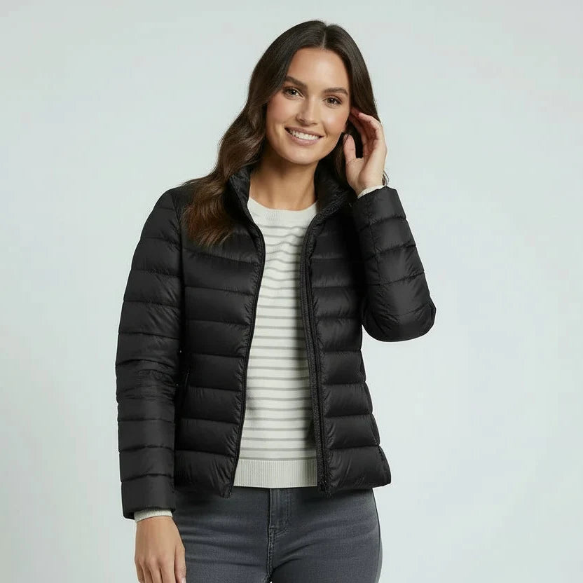 Annina | Damen Leichte Reissverschluss Steppjacke